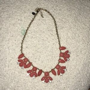 Coral statement necklace